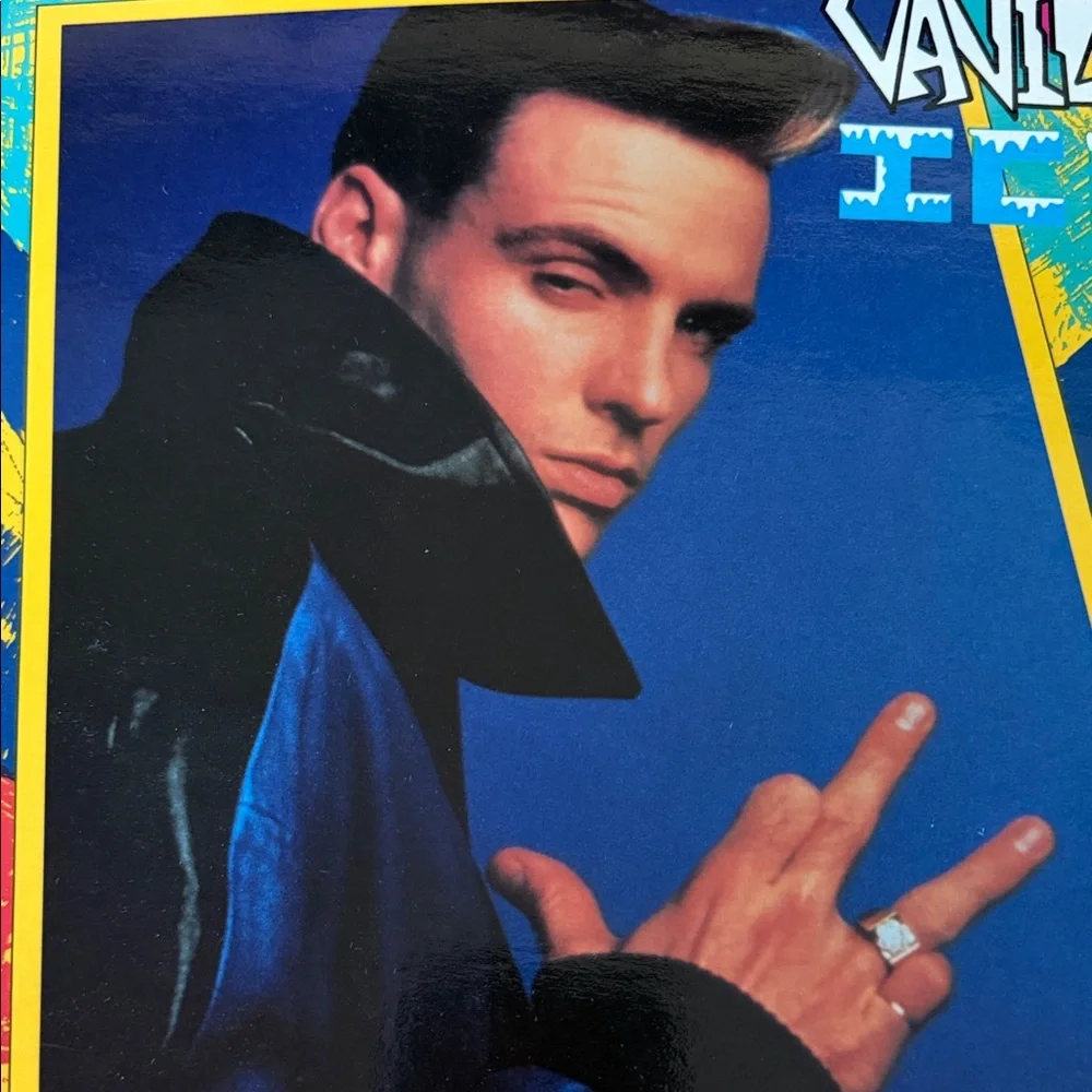 Vintage 90s Vanilla Ice folder for organizing sketches & paperwork office/school